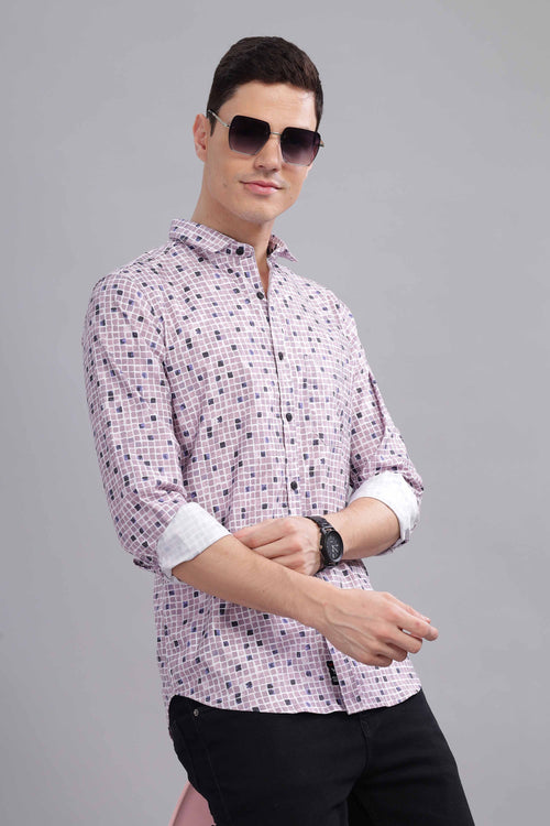 Mosaic Pattern Shirt