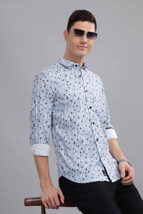 Mosaic Pattern Shirt