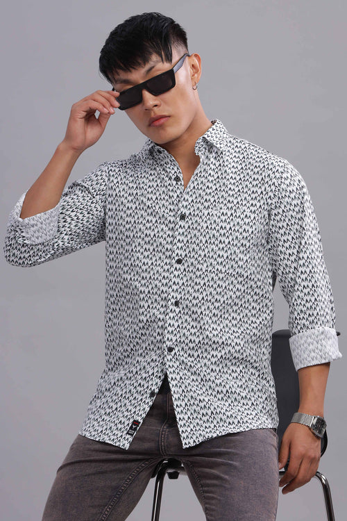 Geometric Wave Shirt