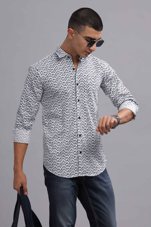 Geometric Wave Shirt