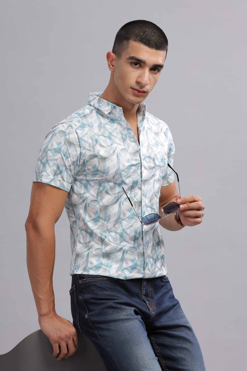 Ocean Breeze Patterned Shirt