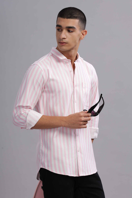 Blush Stripes Elegance Shirt